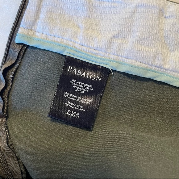 Aritzia Babaton Elliott Bi-Stretch Forest Green Slim Dress Pants - Picture 8 of 9